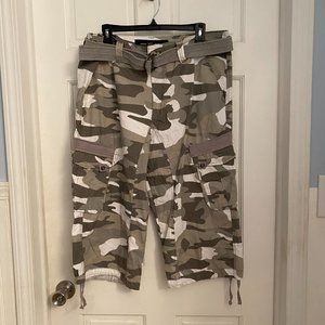 XRAY Jeans White Camo Size 36 NWT